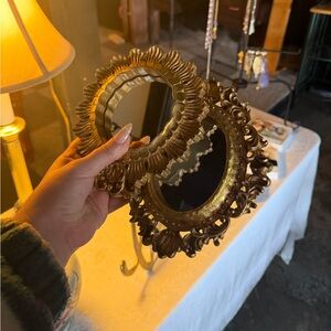 Vintage Gold Ornate Wall Mirrors